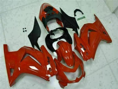 Vermelho Preto Ninja Carenagem Moto Kawasaki EX250 08-12