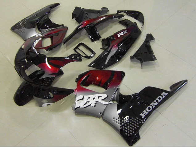 Vermelho Preto Prata Carenagem Moto Honda CBR 900RR 893 96-97 Vermelho Preto Prata Carenagem Moto Honda CBR 900RR 893 96-97