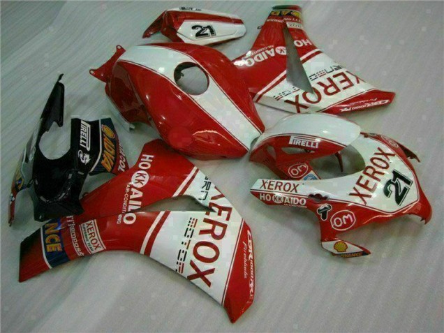 Vermelho Xerox 21 Carenagem Moto Honda CBR 1000RR 08-11 Vermelho Xerox 21 Carenagem Moto Honda CBR 1000RR 08-11