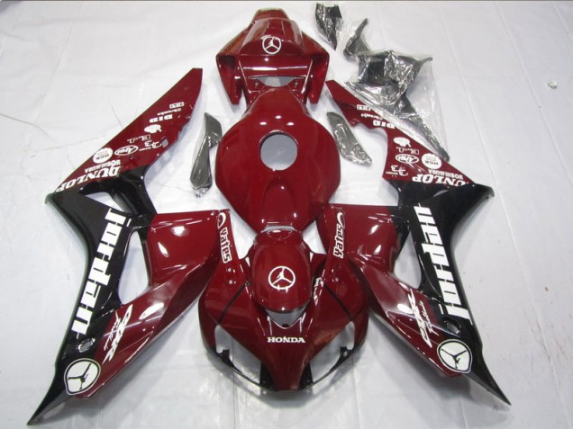 Vermelho Yates Carenagem Moto Honda CBR 1000RR 06-07 Vermelho Yates Carenagem Moto Honda CBR 1000RR 06-07