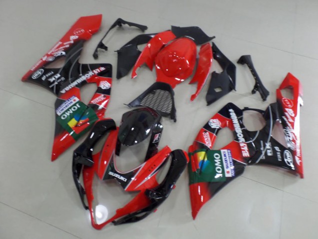 Vermelho Yoshimura Carenagem Moto Suzuki GSXR 1000 K5 05-06 Vermelho Yoshimura Carenagem Moto Suzuki GSXR 1000 K5 05-06