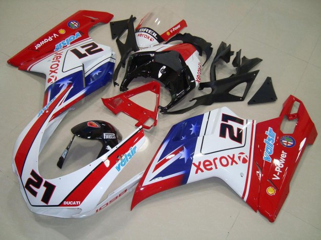 Xerox 21 Carenagem Moto Ducati 848 1098 1198 07-14
